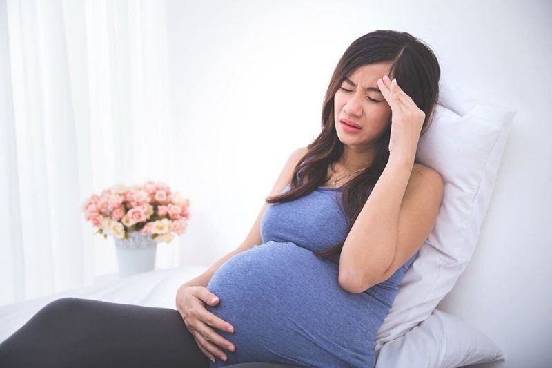 mẹ bầu mất ngủ cuối thai kỳ